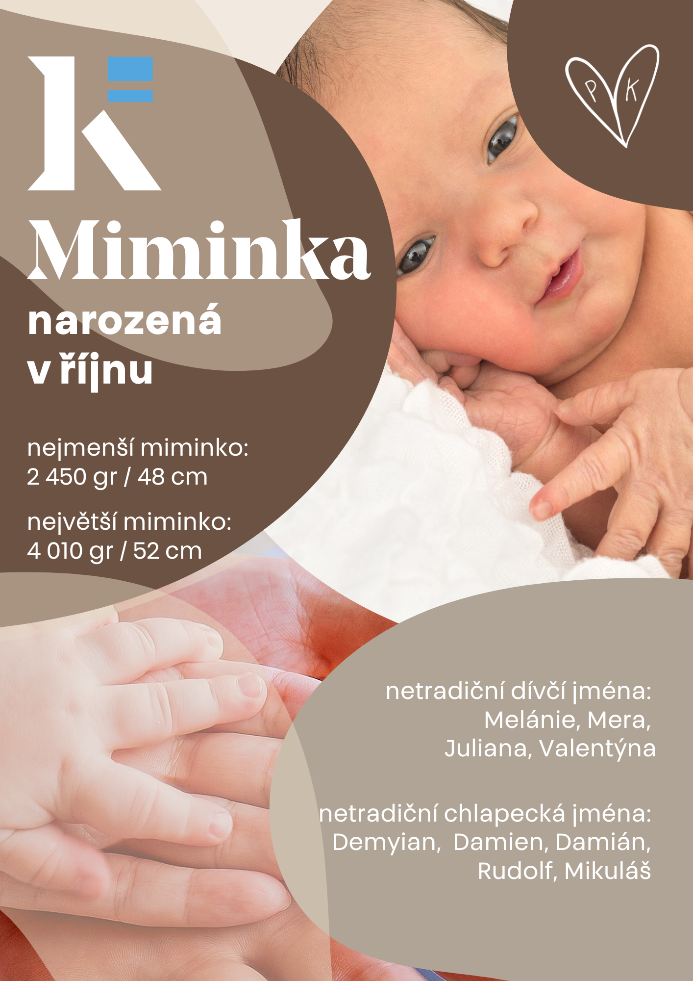 Miminka narozená v říjnu